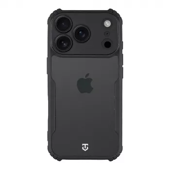 Coque arrière Tactical Quantum Stealth iPhone 17 Pro transparente/noire