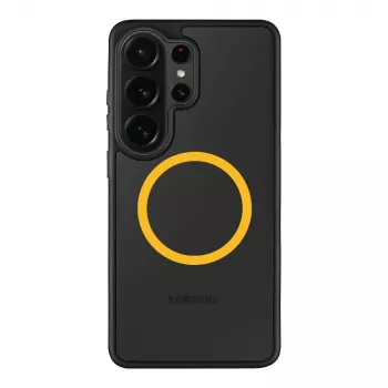 Coque arrière Tactical MagForce Hyperstealth 2.0 pour Samsung Galaxy S26 Ultra, noir/Jaune