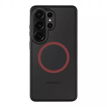 Coque arrière Tactical MagForce Hyperstealth 2.0 pour Samsung Galaxy S26 Ultra, noir/Rouge