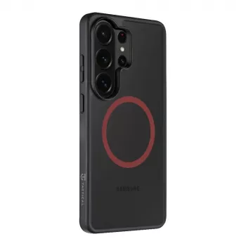Coque arrière Tactical MagForce Hyperstealth 2.0 pour Samsung Galaxy S26 Ultra, noir/Rouge