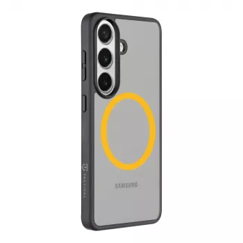 Coque arrière Tactical MagForce Hyperstealth 2.0 pour Samsung Galaxy S26, noir/jaune