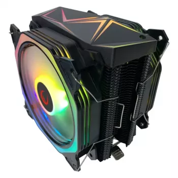 Ventilateur CPU à air Rampage Octagon C60, double tour, 2 ventilateurs ARGB 120mm, 1800RPM, LGA 1700/AM5