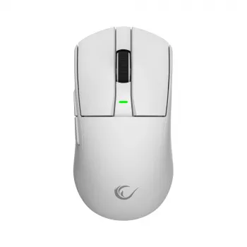Souris gaming sans fil Rampage Zenith Pro 26000 DPI blanche + récepteur 4KHz PAW3395 BT 5.2