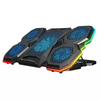Tapis de refroidissement pour ordinateur portable réglable Rampage X-RANGER 9-17 RGB