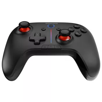 Manette sans fil Rampage Hydra Pro Pad RGB 2.4G à effet Hall avec gâchettes magnétiques, noire