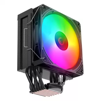 Ventilateur CPU Rampage Octagon C70 LGA1700/AM5 LCD Infinity 120mm ARGB noir