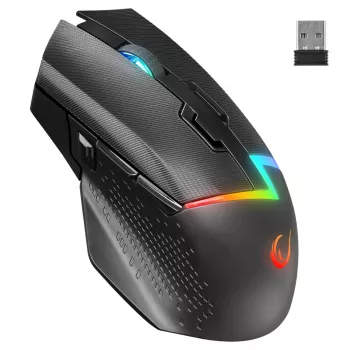 Souris gaming sans fil Rampage Drop M3 V2 24000 DPI 1000 Hz noire