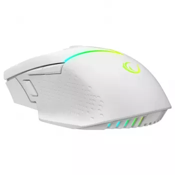Souris gaming sans fil Rampage Drop M3 V2 24000 DPI 1000 Hz blanche