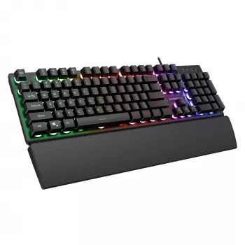 Ensemble clavier, souris et tapis de souris gaming Rampage Fortuna, 12800 DPI, noir