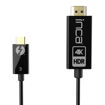 Câble adaptateur INCA ITCH-30 HDMI 2.0 4K60Hz HDR HDCP 2.2 1,8 m