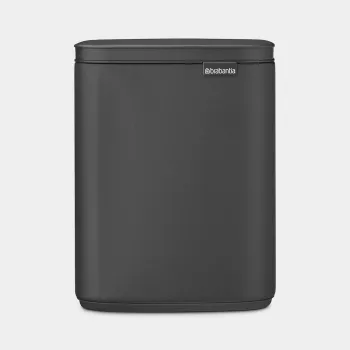 Poubelle Brabantia Bo 7 litres Mineral Infinite Grey