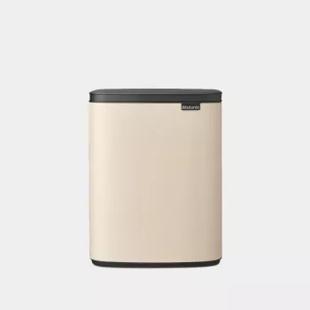 Brabantia BO poubelle 12 litres Soft Beige