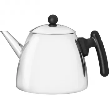 Théière Bredemeijer Classic II 1,2 L acier inoxydable / noir 1210Z