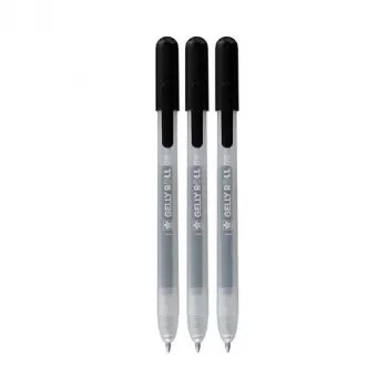 Stylo gel rétractable Gelly Roll Classic Sakura transparent 0,4 mm pointe fine