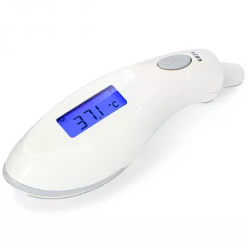 Thermomètre auriculaire infrarouge Alecto blanc