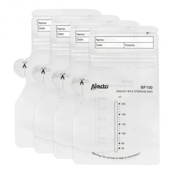 Sachets de conservation de lait maternel Alecto 220 ml, 100 pièces (BF-100)
