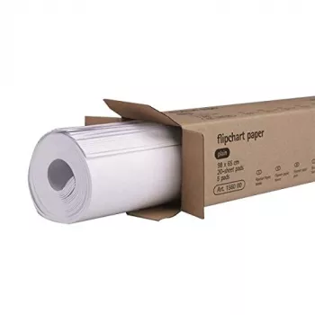 LEGAMASTER bloc de papier pour paperboard quadrillé 5 blocs - 650 x 980 mm - 80 g/m² - blanc