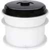 Ensemble stérilisateur électrique WECK Juicer Kombi-Set avec extracteur de jus à vapeur, 29 L, 1800 W, acier inoxydable
