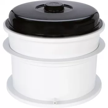 Ensemble stérilisateur électrique WECK Juicer Kombi-Set avec extracteur de jus à vapeur, 29 L, 1800 W, acier inoxydable