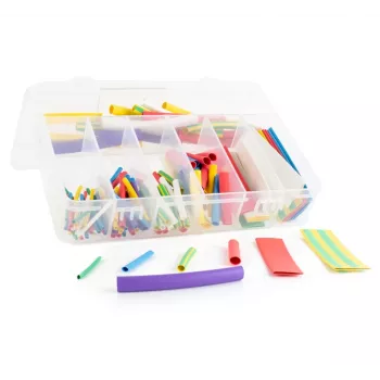 WKK Assortiment de gaines thermorétractables multicolore 127 pièces H-2 Z