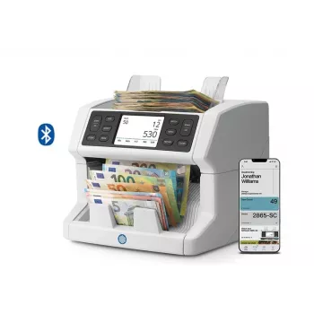 Compteur de billets Safescan 2865-SC avec détection UV, MG, IR, MT et 3D