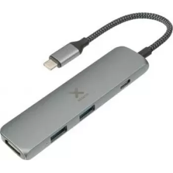 Hub USB-C Xtorm XWH03 - USB 3.2 Gen 1, HDMI 4K, PD 60W, aluminium, noir