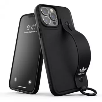 Adidas Originals Coque avec dragonne pour iPhone 13 Pro Max 6,7 pouces - Noir