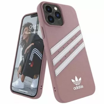 Adidas Originals Coque moulée PU pour iPhone 13 Pro Max 6,7 pouces rose