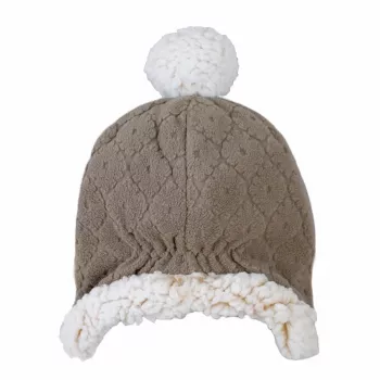 Bonnet d'hiver double couche en polaire Lodger marron Buffalo, 1-2 ans