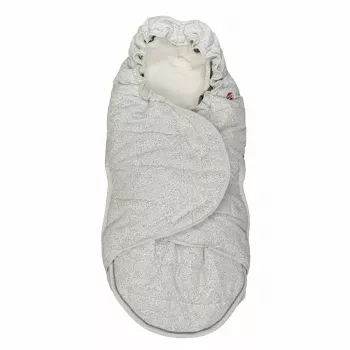Sac de couchage pour poussette Lodger Bunker Drizzle imperméable gris Taslon