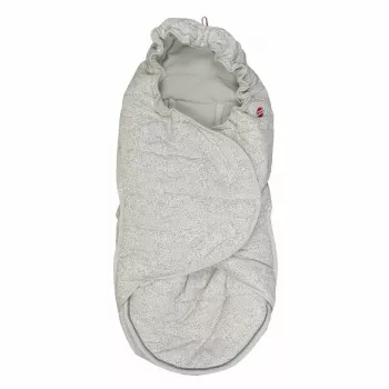 Sac de couchage pour poussette Lodger Bunker Drizzle imperméable gris Taslon