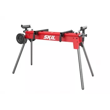 Établi SKIL Work Table Stand 1300AA en bois massif avec 2 tiroirs et panneau perforé, capacité 200 kg