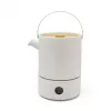 Service à thé Bredemeijer Umea 1,2 L blanc avec chauffe-thé 142010