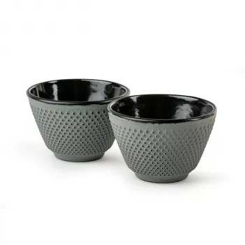 Ensemble de 2 tasses à thé en fonte Bredemeijer Xilin vert clair 153095