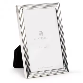 Cadre photo portrait en métal Zilverstad Elana 10x15 argent 7153221
