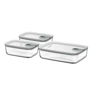 Mepal Easy Clip lot de 3 boîtes de conservation, sauge nordique