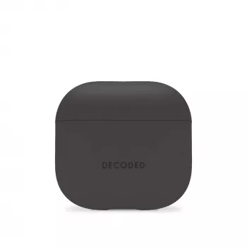 Étui de protection Silicone Aircase Decoded pour Apple AirPods 4e génération (Charcoal)
