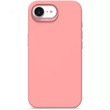 Coque arrière en silicone AntiMicrobial Decoded pour iPhone 16e / 17e avec MagSafe - Bubble Gum