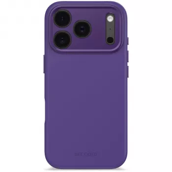 Coque arrière en silicone AntiMicrobial Decoded pour iPhone 17 Pro avec MagSafe (Future Dusk)