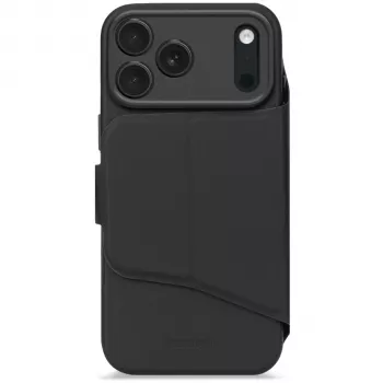 Étui portefeuille amovible en silicone Decoded pour Apple iPhone 17 Pro Max - Noir
