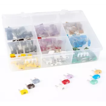Assortiment de mini-fusibles à lame WKK 135 pièces