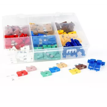 Assortiment de fusibles à lame WKK 124 pièces (732110)
