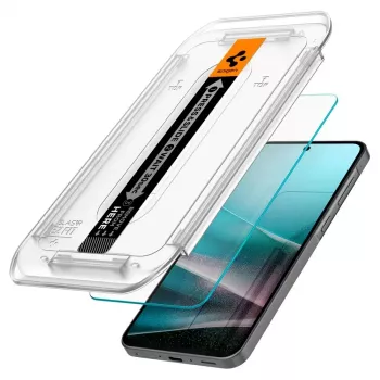 Protection d'écran en verre trempé Spigen Glas.tR EZ Fit lot de 2 pour Samsung Galaxy A36 5G transparent