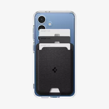 Porte-cartes magnétique MagSafe SPIGEN Urban Fit Wallet pour Galaxy S noir
