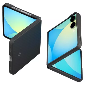 Coque Spigen AirSkin Aramid pour Samsung Galaxy Z Flip 7, noir