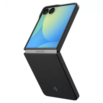 Coque Spigen AirSkin Aramid pour Samsung Galaxy Z Flip 7, noir