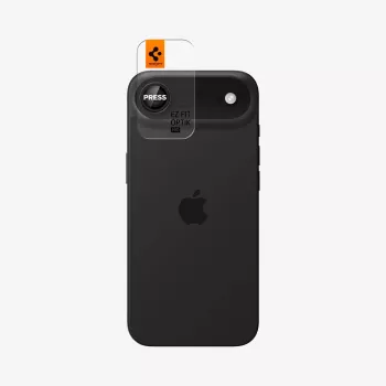 Protection d'objectif Spigen Optik Pro Glas.tR EZ Fit lot de 2 pour iPhone Air, noir, AGL09863