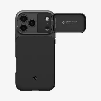 Spigen Optik Armor Mag MagSafe iPhone 17 Pro noir