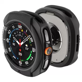 Coque Spigen Liquid Air pour Samsung Galaxy Watch 8 Classic (46 mm), noir mat (ACS09841)