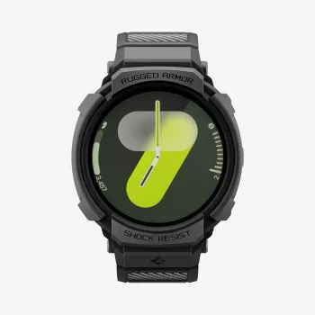 Bracelet Spigen Rugged Armor Pro pour Samsung Galaxy Watch 8 44 mm, noir